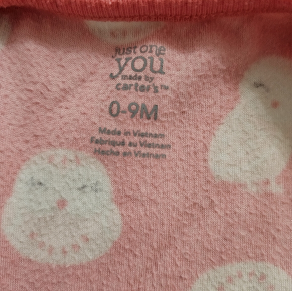 Pink Fleece Carter's Sleepsack 0-9 Months - Picture 5 of 7